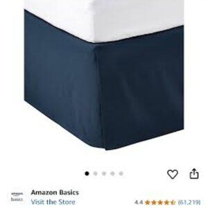 Amazon Basics Lightweight Pleated Bedskirt